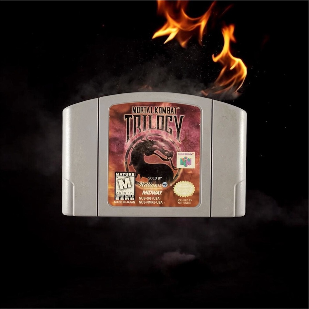 Nintendo Mortal Kombat Trilogy - Gray Cartridge